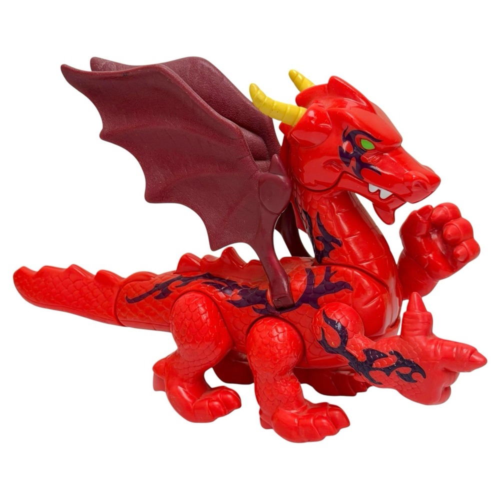 2009 Fisher Price Imaginext Red 6-Legged Dragon Action Figure Toy Castle Knights